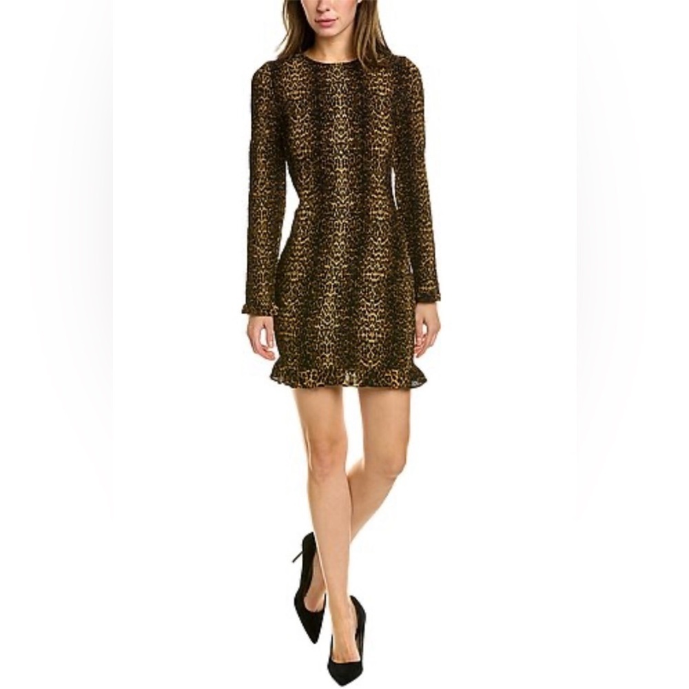The Kooples NWT Sz 2 Smocked Sheath
Dress: Leopard Print Long Sleeves
